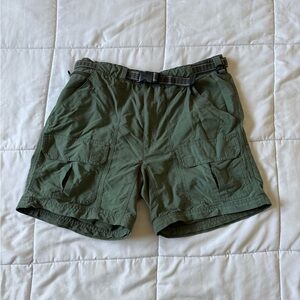 L.L. Bean Forest Green Cargo Shorts